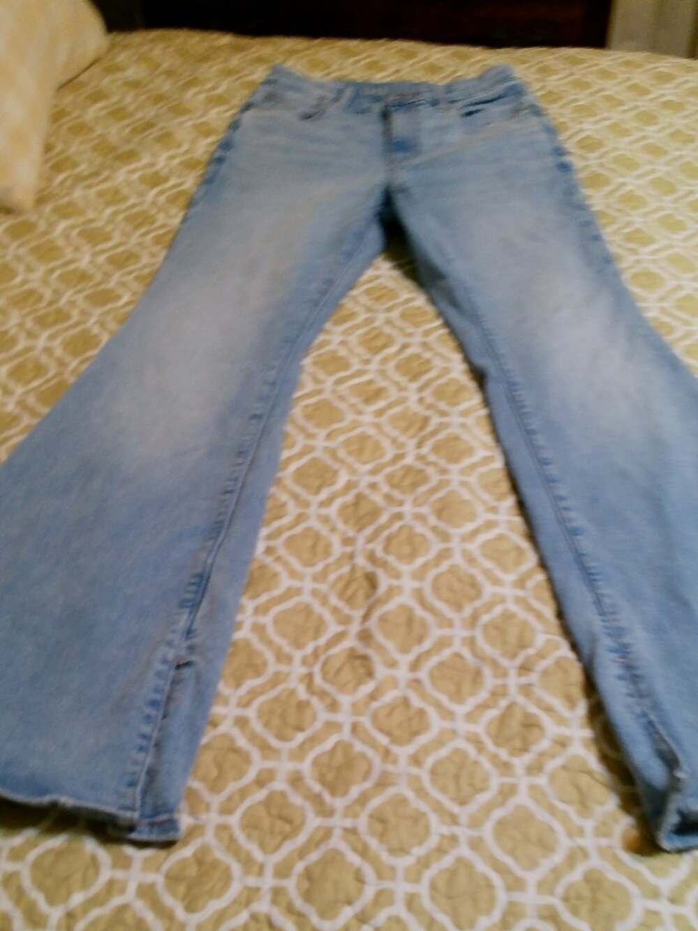 AMERICAN EAGLE NEXT LEVEL JEANS SIZE 2 REG FLARE GOOD CONDITION